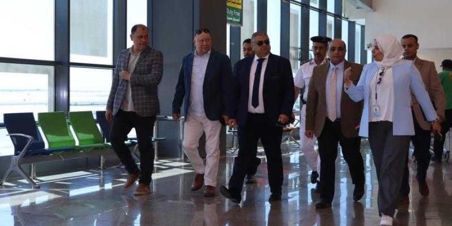 جولة تفقدية للجنة العليا للتفتيش الأمني والبيئي بمطار سفنكس الدولي
