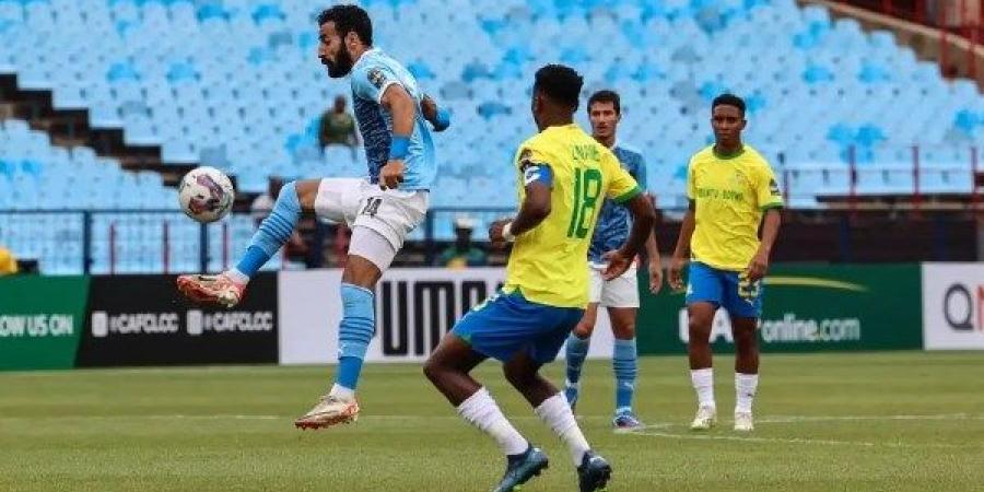 الترتيبات الإعلامية لمباراة بيراميدز وصن داونز