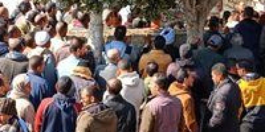 تشييع 3 شباب بشبين القناطر لقوا مصرعهم في حادث مروع بـ إقليمي ببلبيس