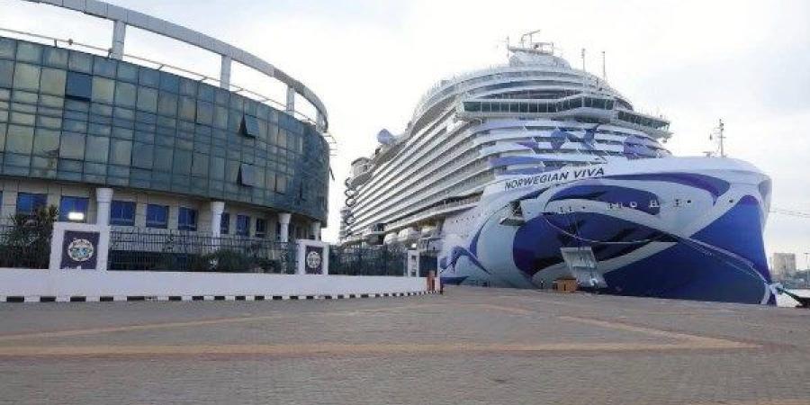 ميناء الإسكندرية يستقبل السفينة السياحية العملاقة Ms Norwegian Viva