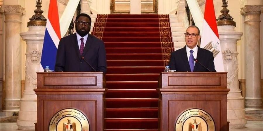 وزير الخارجية والهجرة يجرى مشاورات سياسية مع وزير الخارجية جامبيا