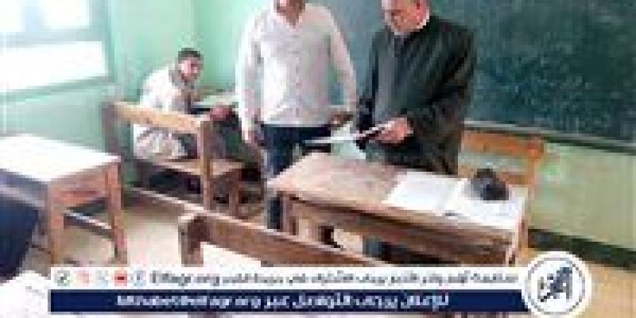 رئيس أزهر مطروح يتفقد لجان امتحانات الشهادة الثانوية الأزهرية بالنجيلة
