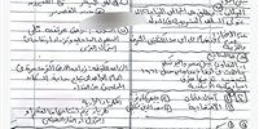 شاومينج ينشر إجابة امتحان الدراسات الاجتماعية للشهادة الإعدادية محافظة سوهاج بعد بدء اللجان