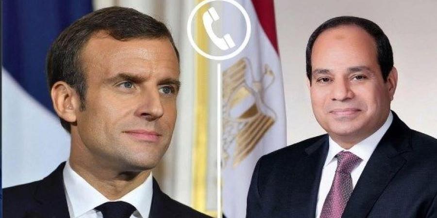 اتصال هام بين الرئيس السيسي وماكرون بشأن القضية الفلسطينية