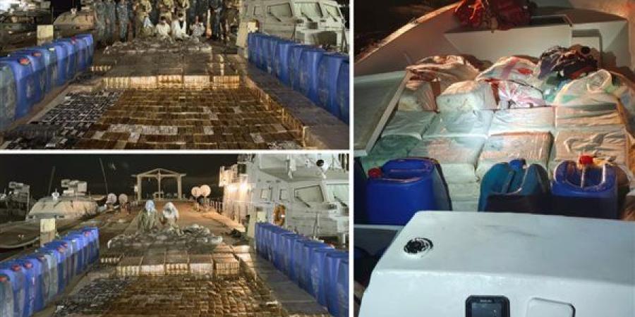 قيمتها 190 مليون جنيه.. القوات البحرية تحبط محاولة تهريب مواد مخدرة عبر سواحل البحر الأحمر