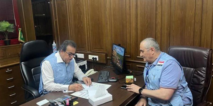 وزير الصحة يتابع خدمات البعثة الطبية ويطمئن على حالة الحجاج المصريين في المدينة|صور