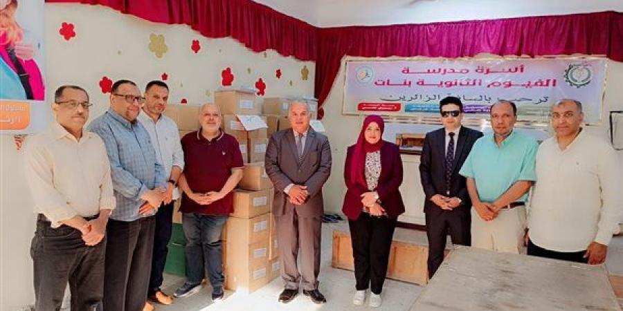 وكيل تعليم الفيوم يتابع فجرًا مركز توزيع أسئلة الشهادة الإعدادية