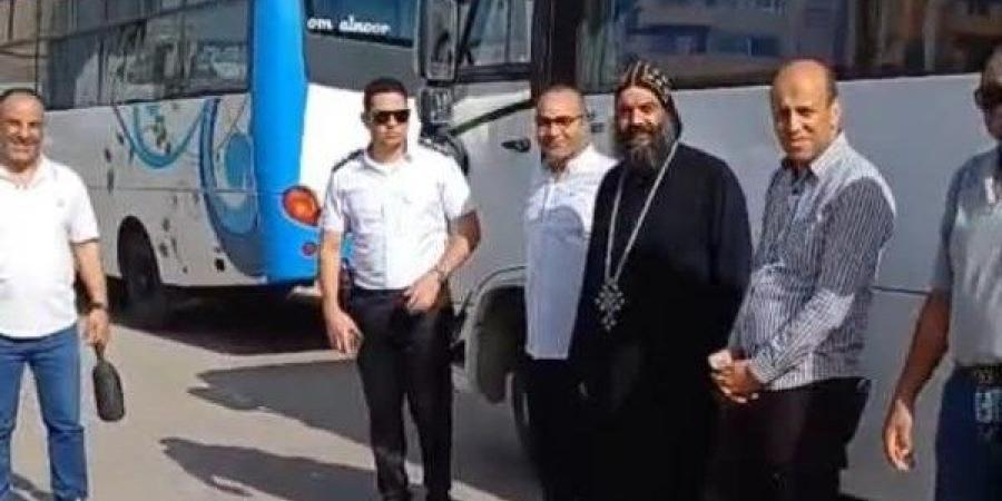 محافظ المنيا: 10 ميني باص من مطرانية ملوي لخدمة أهالي المركز