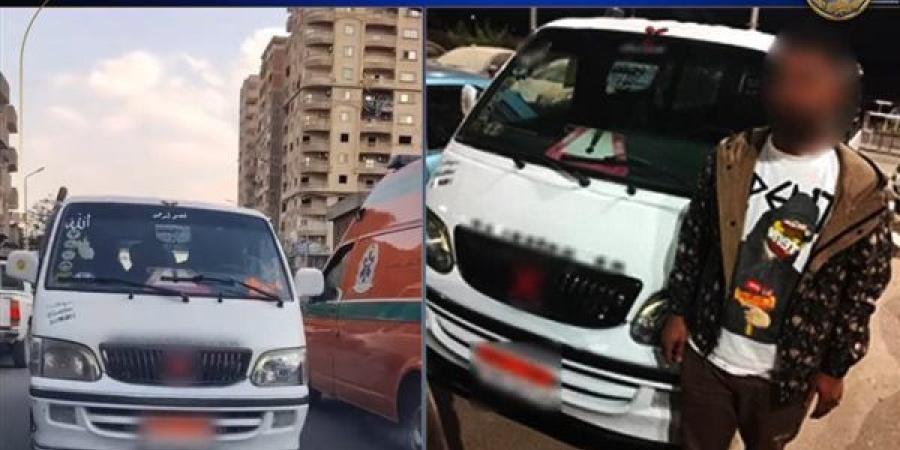 كشف ملابسات فيديو سير "ميكروباص" عكس الاتجاه بعين شمس