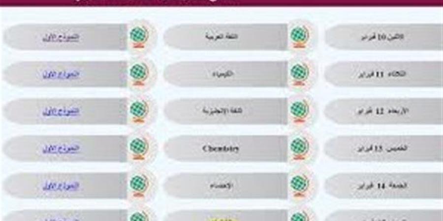 إجابات النماذج الاسترشادية للصف الثالث الثانوي 2025 (حمل الآن)