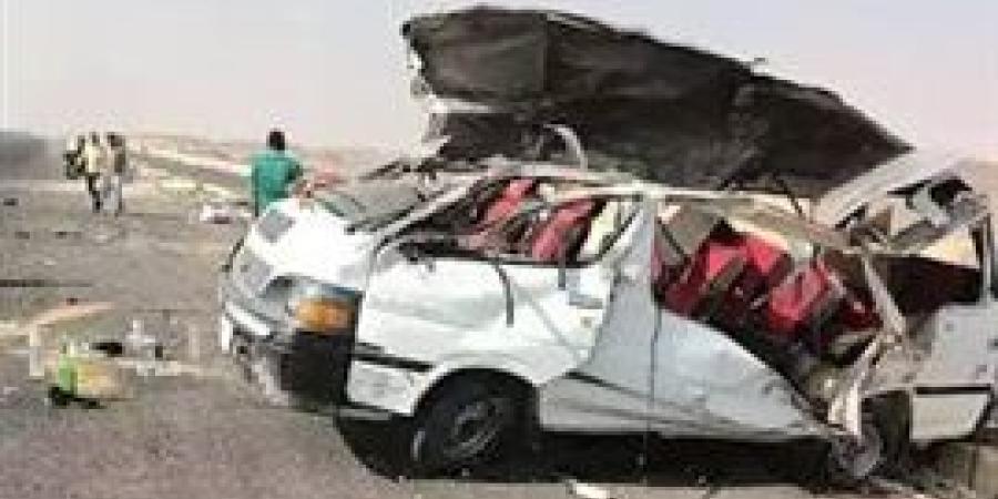 إصابة 8 أشخاص في حادث إنقلاب ميكروباص ببنها