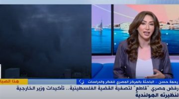 مصر لديها موقف صارم تجاه المخططات الإسرائيلية