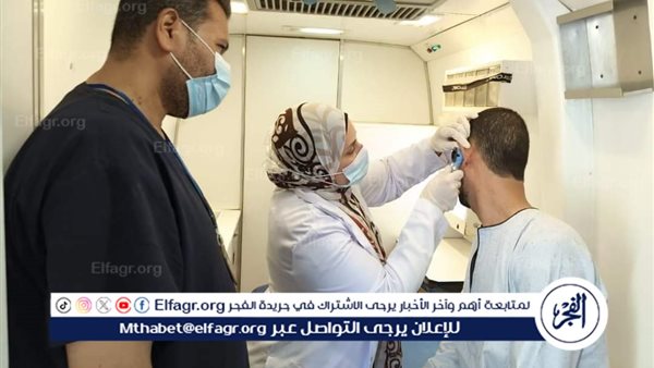 الكشف الطبى على 2834 مواطنا بقرى مركز ملوى خلال قوافل طبية مجانية