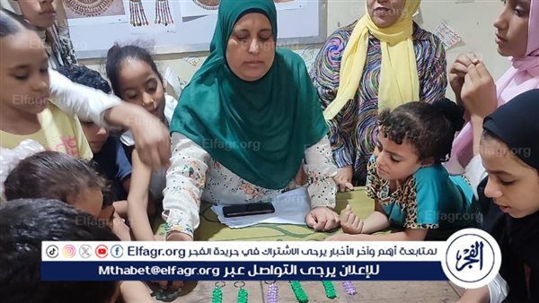 ورشة فنية عن الحلى فى مصر القديمة للتلاميذ ذوى الاحتياجات الخاصة بالفيوم