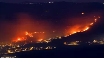 حرائق في الضاحية الجنوبية لبيروت جراء الغارات الإسرائيلية (فيديو)