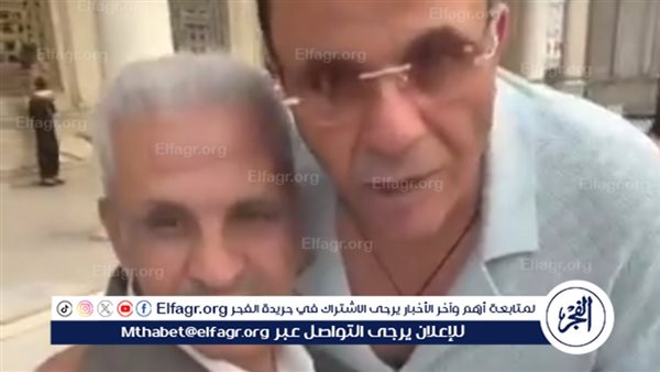 أول ظهور لشقيق محمد فؤاد بعد وعكته الصحية