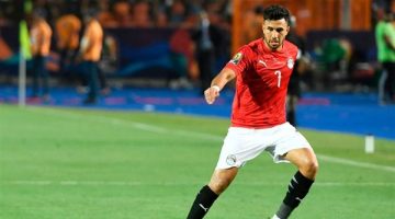 محمود تريزيجيه يسجل هدف التعادل لمنتخب مصر أمام بوتسوانا