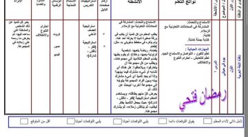 الآن تحميل نموذج تحضير لغة عربية الصف الثاني الابتدائي الترم الأول 2024