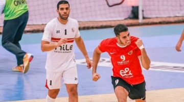 رجال يد الأهلي يواجه الزمالك في بطولة الدوري