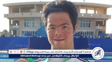 السباح محمد الحسيني يحصد “الفضية” في كأس مصر للاعاقات الذهنية