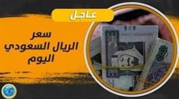 سعر الريال السعودي مقابل الجنيه المصري اليوم الجمعة ٢٢ نوفمبر