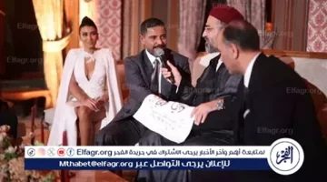 شاهد…توافد النجوم والمشاهير علي عقد قران هاني فرحات